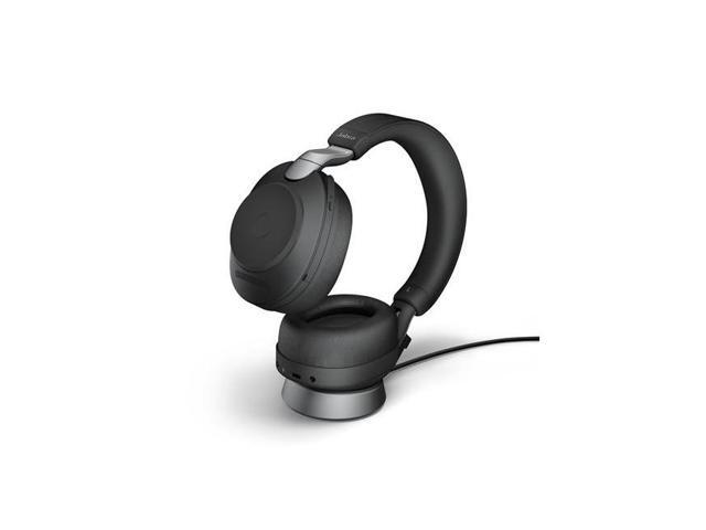 Jabra Evolve2 85 UC Wireless Headphones with Link380a, Stereo, Black - Wireless Bluetooth Headset for Calls and Music, 37 Hours of Battery Life,...
