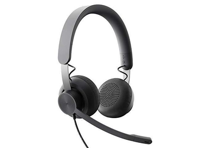 Logitech - Zone Wired Noise Cancelling On-Ear Headset for Microsoft Teams - Graphite - image 5