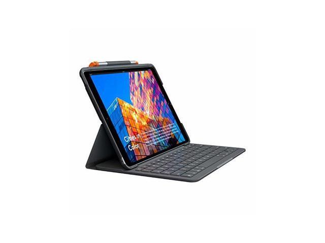 Logitech Slim Folio Protective Bluetooth Keyboard Case for 10.2" iPad 9th Gen (Graphite)