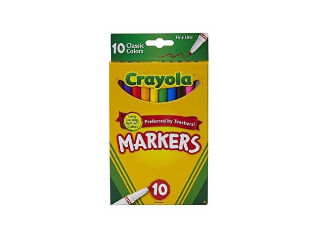 Crayola Washable SuperTips Markers Assorted 10/Pack 588610