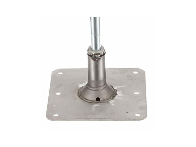 ATTWOOD PEDESTAL KIT 13' POST 7' X 7' SS BASE PLATE THREADED
