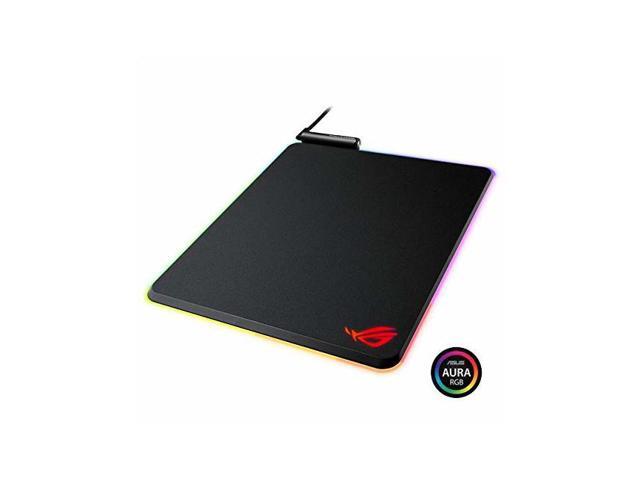 asus rog balteus rgb gaming mouse pad - usb port aura sync rgb lighting hard micro-textured gaming-optimized surface & nons