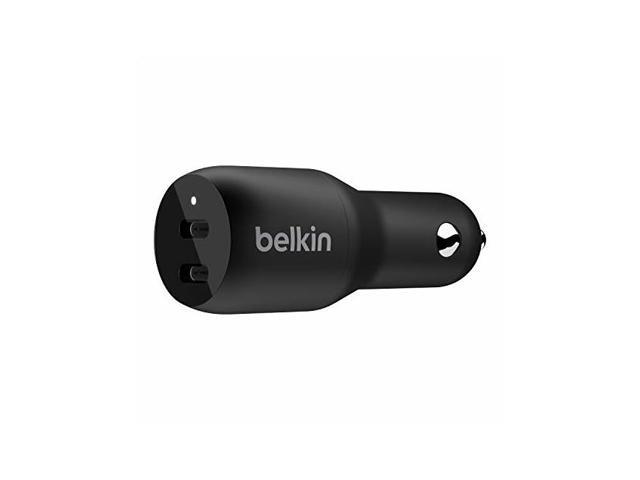 Belkin - BOOST↑CHARGE  Dual USB-C Car Charger 36W - Black - image 3