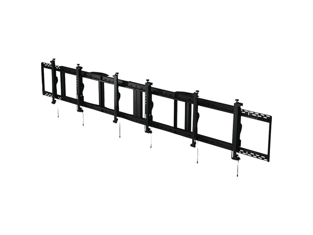 Peerless-AV DS-MBZ947L-3X1 SmartMount Digital Menu Board Ceiling Mount with 8pt Adjustment - Landscape 3x1 Configuration for 46' to 48' Displays