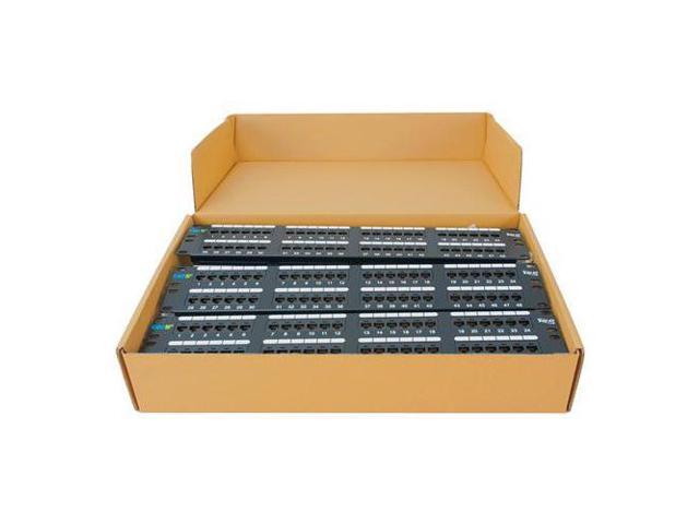 ICC ICMPP485EV PATCH PANEL, CAT 5E, 48-PORT, 2RMS, 6 PK
