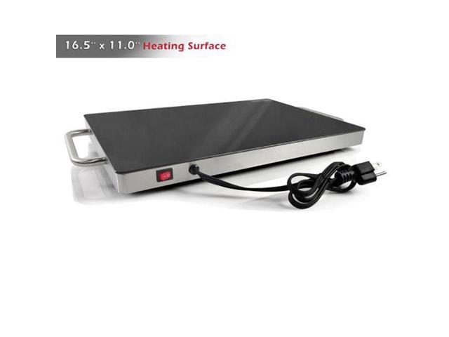 NUTRICHEF Nutrichef Electric Warming Tray / Food Warmer with Non-Stick Heat-Resistant Glass Plate
