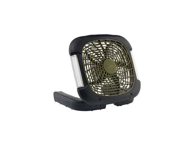 O2COOL FD10018L 10-Inch Portable Camping Fan with Lights