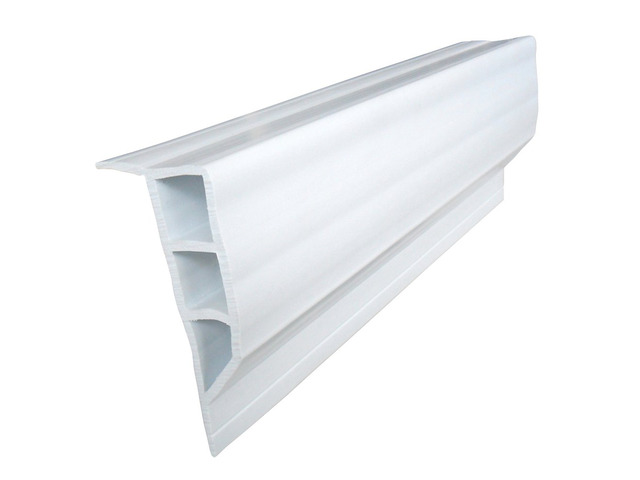 Dock Edge Standard PVC Full Face Profile-16' Roll-White - 1160-F