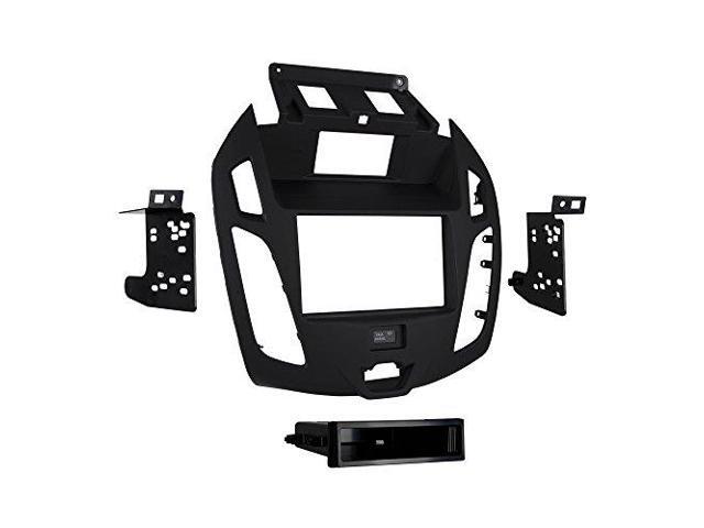 Metra - Dash Kit for Select 2014-2018 Ford Transit DDIN - Charcoal Black/Gray - image 2