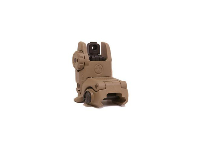 MAGPUL INDUSTRIES MAG248-FDE MAGPUL MBUS REAR FLIP SGHT GEN 2 FDE