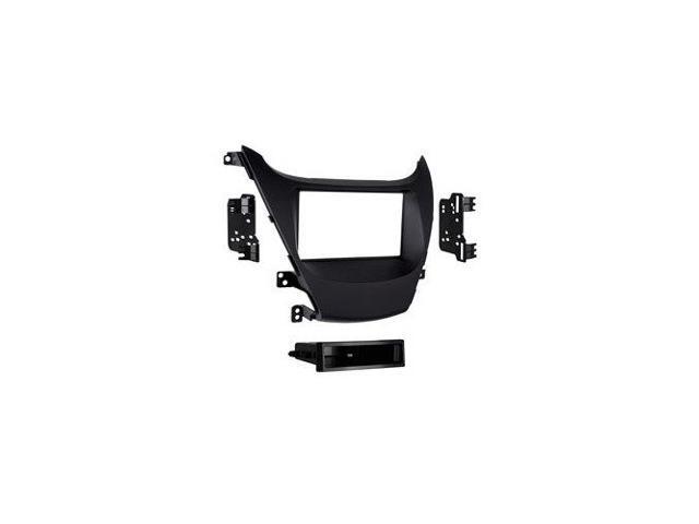 Metra - Dash Kit for Select 2014-2016 Hyundai Elantra DIN - Black - image 2