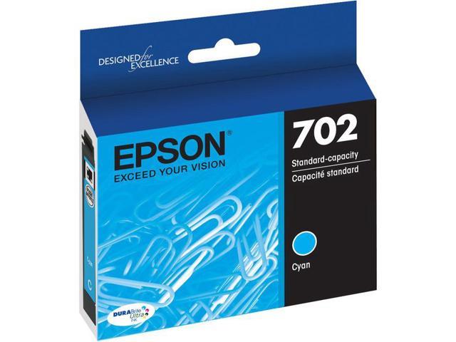 Epson DURABrite Ultra Ink T702 Original Ink Cartridge - Cyan - Inkjet - Standard Yield - 300 Pages