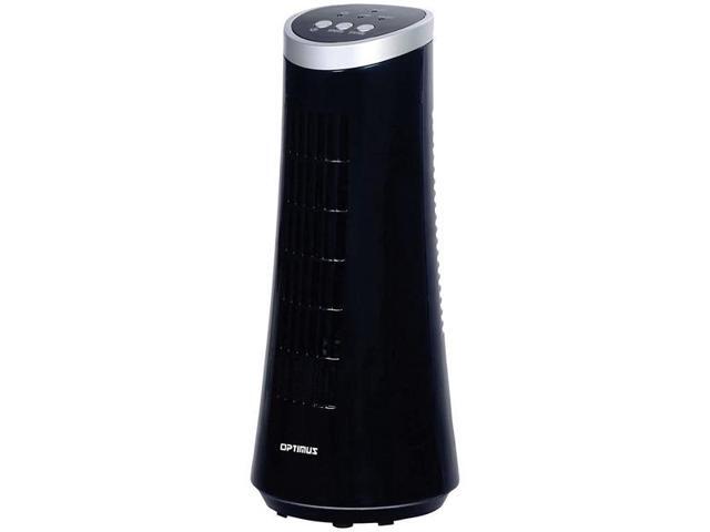 Optimus F-7345BK 12 Desktop Ultraslim Oscillating Tower Fan (Black)