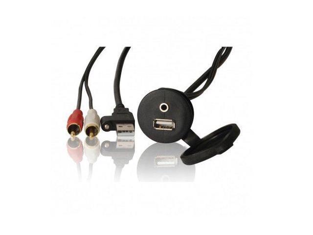 FUSION MS-CBUSB3.5 PANEL MOUNT USB AND 3.5MM HEADPHONE JACK