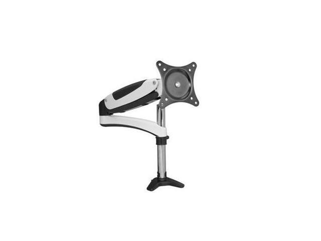 Siig Inc Full-Motion Easy Access Single Monitor Desk Mount - White