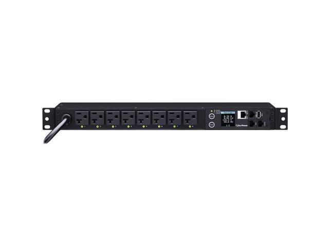 CYBERPOWER SYSTEMS (USA), INC. PDU41002 120V 8 OUTLET NEMA 12FT CORD 1U 3YR WTY