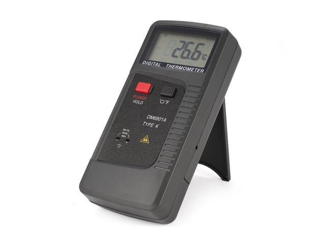 DM6801A Digital Thermocouple Thermometer Contact Type Thermometer Dual-channel K/J Thermocouple Temperature Meter