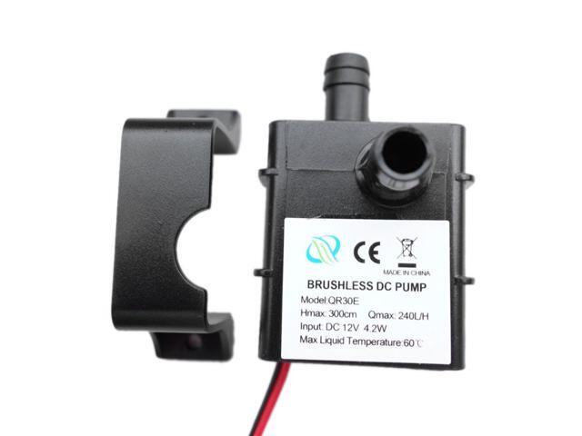 Ultra-quiet DC 12V 4.2W 240L/H Flow Rate Waterproof Brushless Pump Mini Submersible Water Pump QR30E