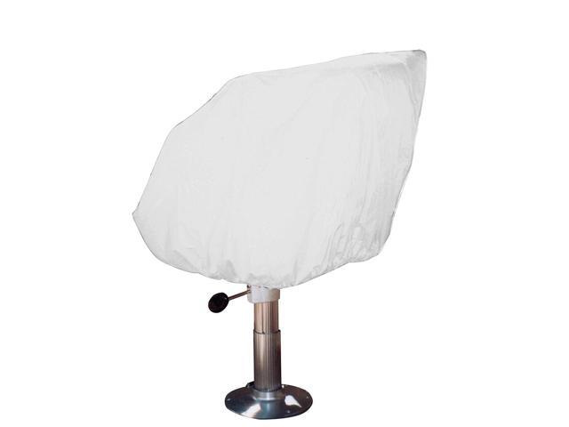 Taylor Made Helm/Bucket/Fixed Back Boat Seat Cover - Vinyl White [40230]