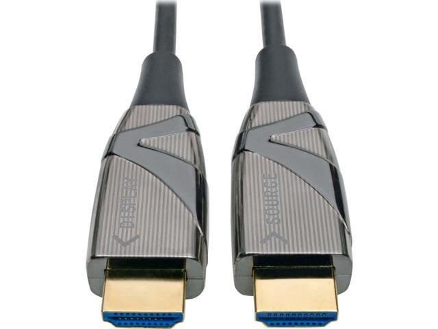 Tripp Lite Fiber Optic HDMI 2.0 (Active HDMI Cable), High Speed HDMI Cable, 4K, 60Hz, 4:4:4, 18 Gbps, 30 m. (98 ft.) Black (P568-30M-FBR)