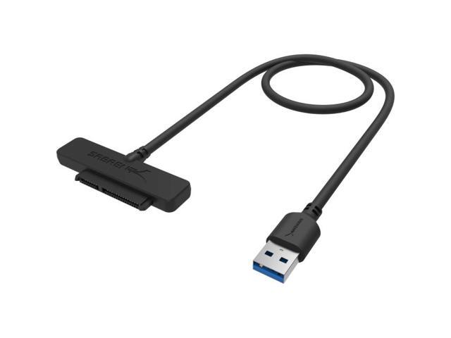 Sabrent - SATA to USB Adapter for 2.5” SATA Drives - Black - image 9