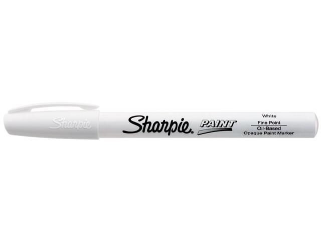 Sharpie Permanent Paint Marker Fine Point White 35543