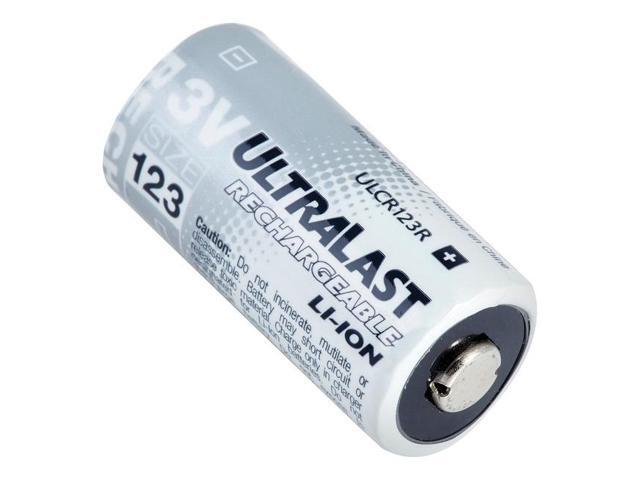 CR123 Rechargeable 3-Volt Li-Ion Battery - Single Pack