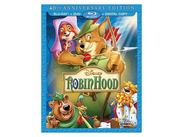 BUENA VISTA HOME VIDEO ROBIN HOOD-40TH ANNIVERSARY EDITION (BLU-RAY/DVD/DC) BR111635