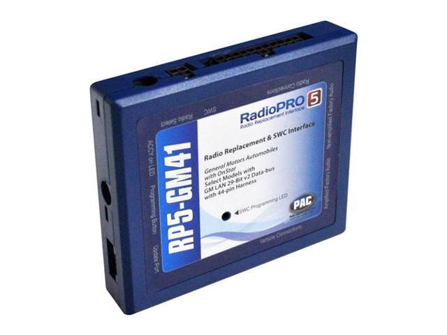 PAC - Radio Replacement and Steering Wheel Control Interface with OnStar Retention for Select GM Vehicles - Blue - image 5