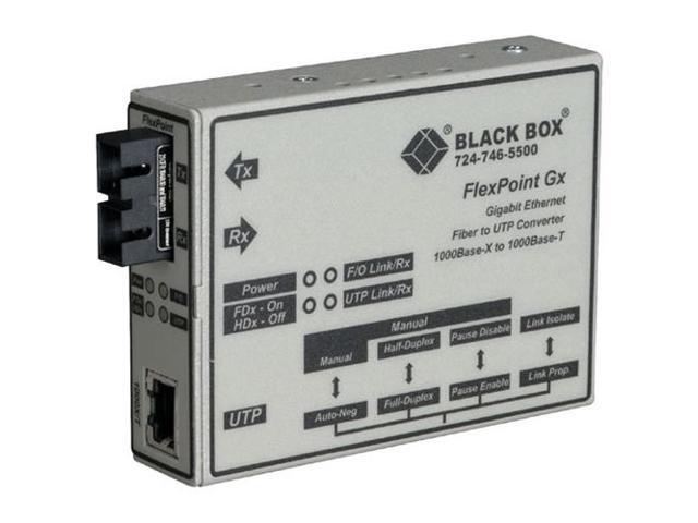Black Box FlexPoint Gigabit Ethernet Media Converter