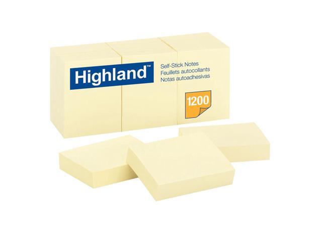 3M COMPANY MMM6539YW NOTES HIGHLAND YELLOW 1.5 INCH X 2 INCH