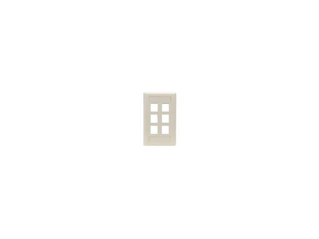 BLACK BOX CORPORATION GIGASTATION2 WALLPLATE SGNG 6