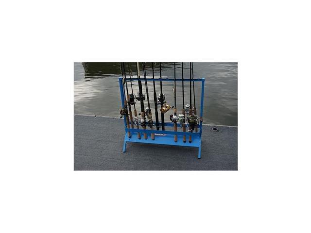 viking solutions fishing rod rack for 22 rods, multicolor