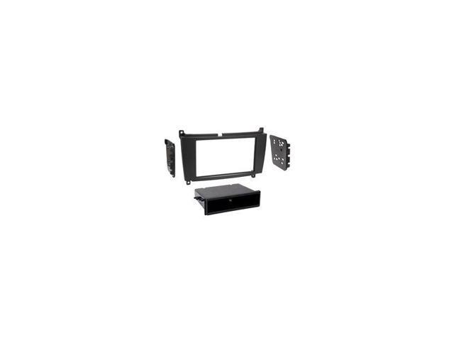Metra - Dash Kit for Select 2005-2010 Mercedes-Benz CLK DIN DDIN - Black - image 5