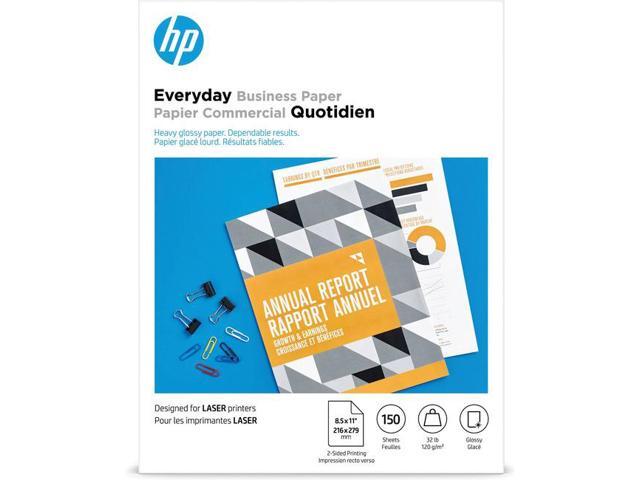 HP Everyday Business Paper, Glossy, 32 lb, 8.5 x 11 in. (216 x 279 mm), 150 sheets 4WN08A