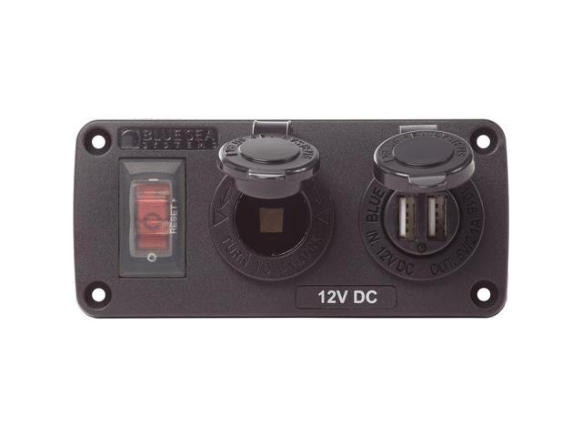 Exterior Panel, 12VDC Socket & USB