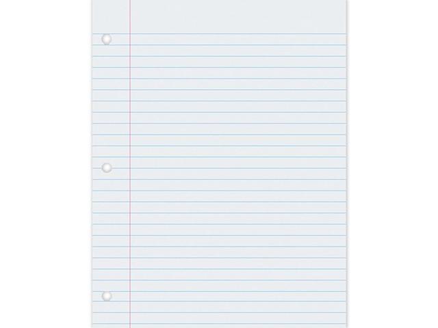 Pacon 2402 Recyclable Composition Paper 500 Sheet - Ruled - Letter 8.50' x 11' - 500 / Ream - White Paper