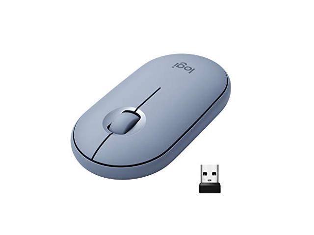 Logitech PEBBLE M350 910-005773 Blue Grey Dual (RF / Bluetooth Wireless) Optical Mouse