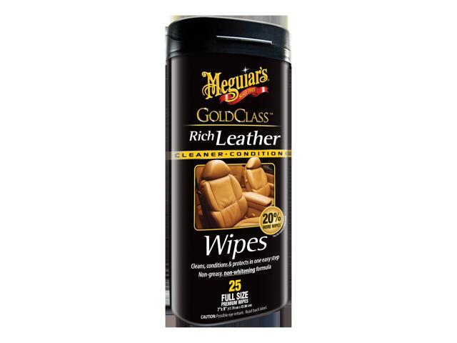 MEGUIAR'S GOLD CLASS RICH LEATHER WIPES