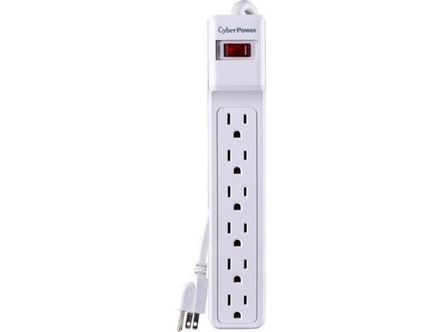 CyberPower Essential CSB606W 6-Outlet Surge Suppressor Protector