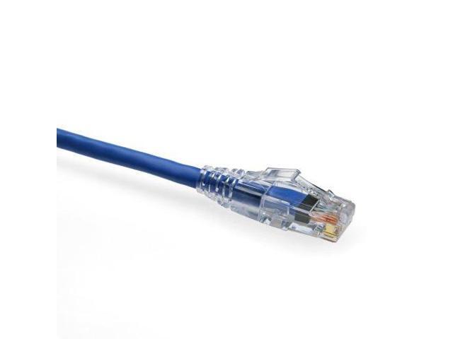 Leviton Blue Gigamax Slimline 10' Patch Cord Network Cable Boot Cat5e 5D460-10L