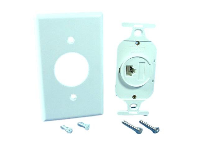 Leviton White 110-Type Telephone Insert T568B Cat 3 WECO 41058-WDA