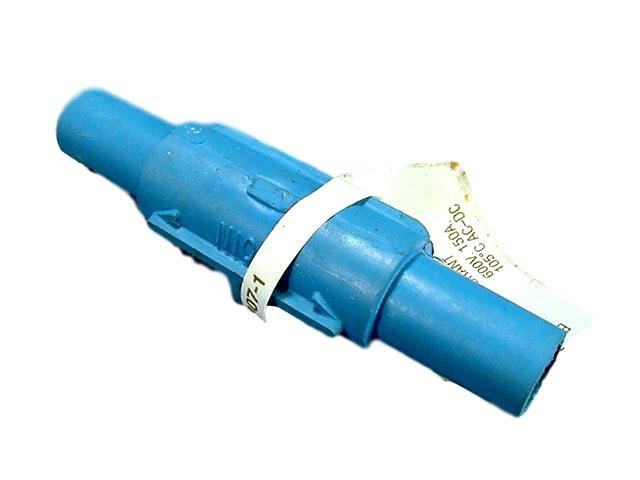 Leviton 15A23-B Blue 15 Series Taper Nose Double Female Multi Way Cam-Type Connector