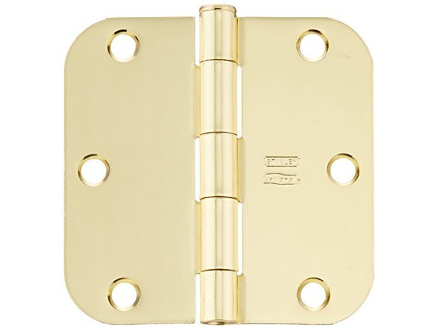 National Hardware N266-247 Bright Brass 3-1/2' Door Hinge