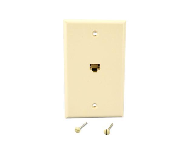 UPC 078477317600 product image for Leviton Light Almond Cat 5e Jack Nylon Wallplate 5EA10-S1T | upcitemdb.com