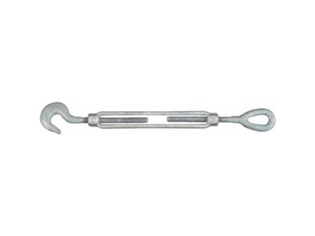 National Hardware 3272BC 3/8' x 6' Galvanized Hook/Eye Turnbuckle