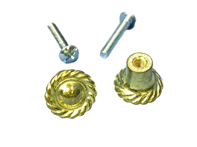National hardware 240-796 Bright Brass Decorative Knob