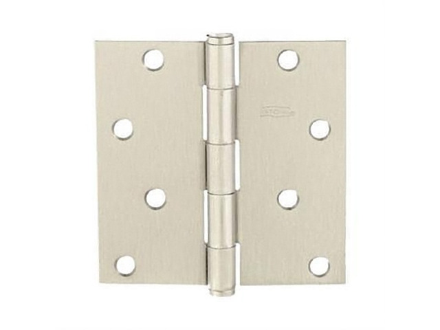 National Hardware V512 4' Door Hinge in Satin Nickel