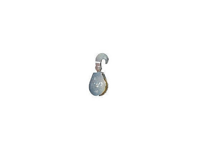 National Hardware 3215BC 3' Zinc Plated Swivel Hook Single Pulley N229-005
