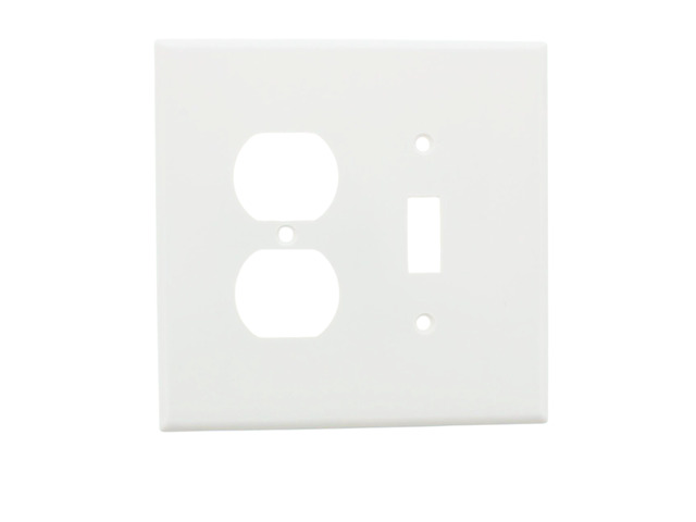 Leviton 88105 Water Oversize Two Gang Combination Toggle Switch Duplex Receptacle Wall Plate